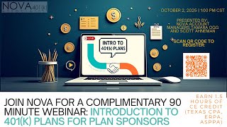Introduction to 401k Plans for Plan Sponsors