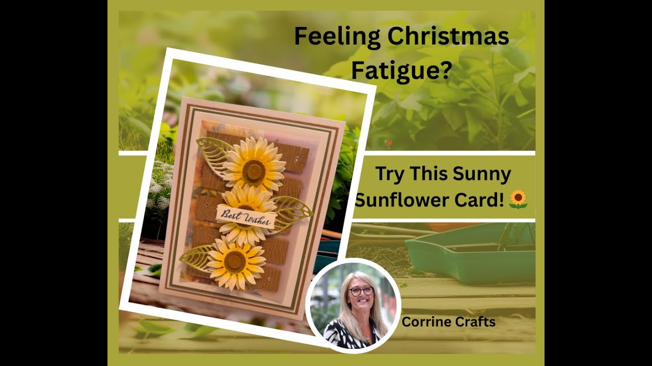 Закончили рождественское рукоделие? Эта открытка с солнышком и подсолнухами — идеальный способ на...