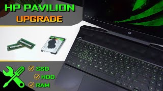 HP Pavilion 15 Gaming Upgrade RAM / SSD / HDD - Disassembly Guide