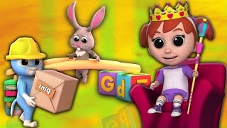 Puente de Londres está cayendo abajo | Rimas para niños | 3D Rhymes | London Bridge is Falling Down