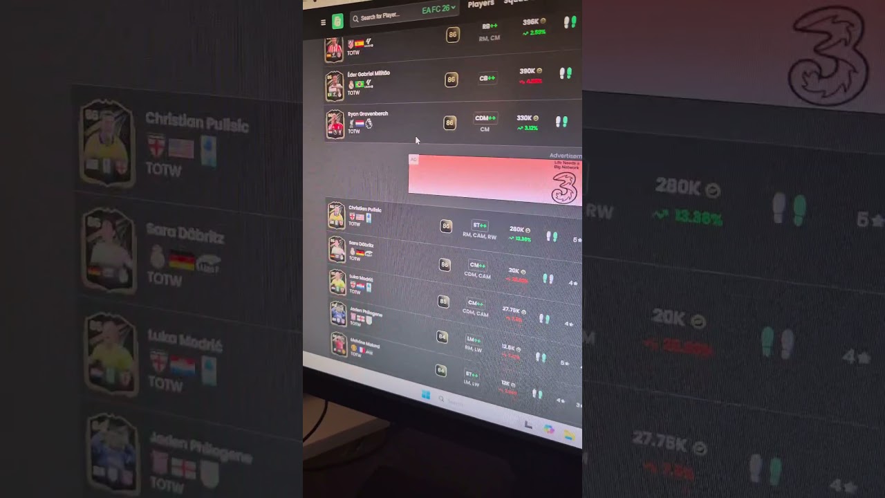 FC 26 TOTW Pack 