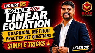 Linar equations in two variables | SSC Board 2026 | Practice set 1.2 | आता घाबरायचं नाही! 🔥