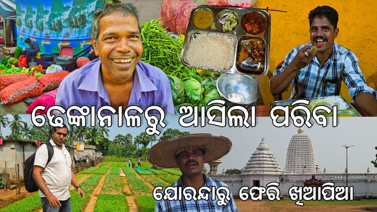ଯୋରନ୍ଦାରୁ ଫେରି ହେଲା ଖିଆପିଆ 😋 l ଢେଙ୍କାନାଳ ହାଟରୁ କିଣା ହେଲା ପରିବା l Joranda, Dhenkanal 