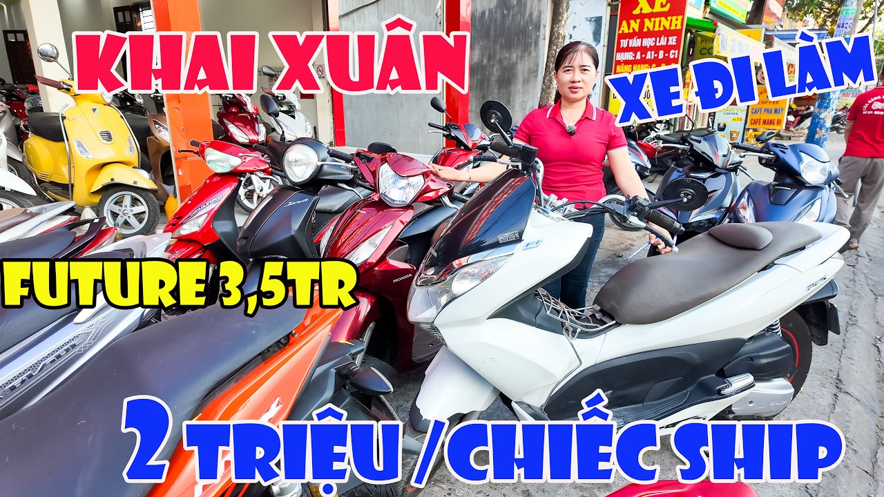 KHAI XUÂN ĐẦU NĂM BÀ CHỦ THANH LÝ FUTURE 3,5TR PCX VISION AB SH XE ĐI LÀM SỐC 2 TRIỆU SHIP CHO BINH