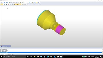 A7.Turning Simulation of Component Using Edgecam (CIM Lab, VTU)