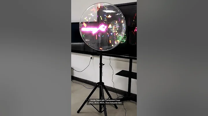 Best Selling Hologram fan 3d display with Transparent Shell Cover