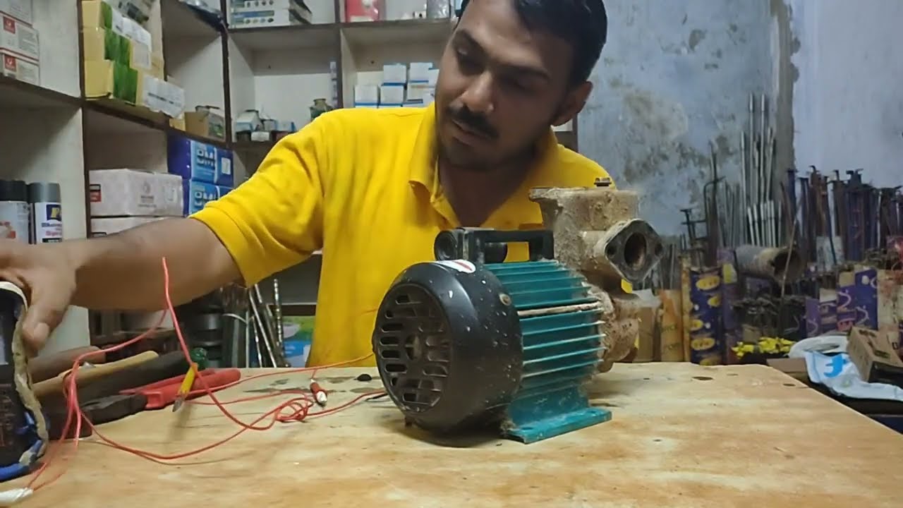 Tullu pump motor ko kaise repair Kiya jata hai check karna pump