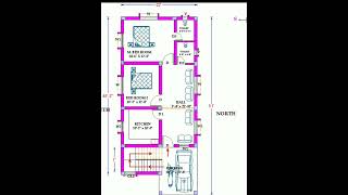 22 x 51 East Facing 2 BHK House Plan houseplan shorts