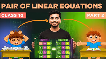 Pair of Linear Equations Class 10 Part 2 | Elimination & Word Problems CBSE 2026 | By Vishesh Sir