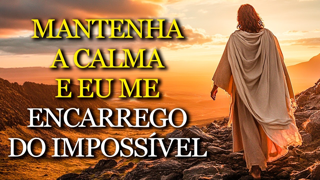 DEUS ASSUME O IMPOSSÍVEL quando você aquieta o coração e CONFIA no tempo dEle