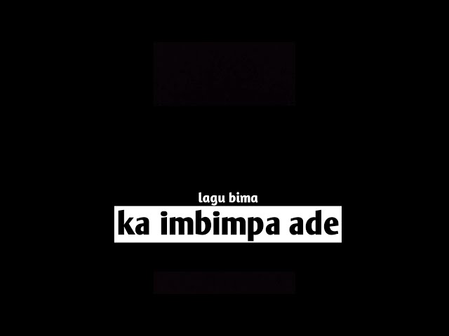 LAGU BIMA viral😳 (KA IMBIMPA ADE) cover Lasangi class=