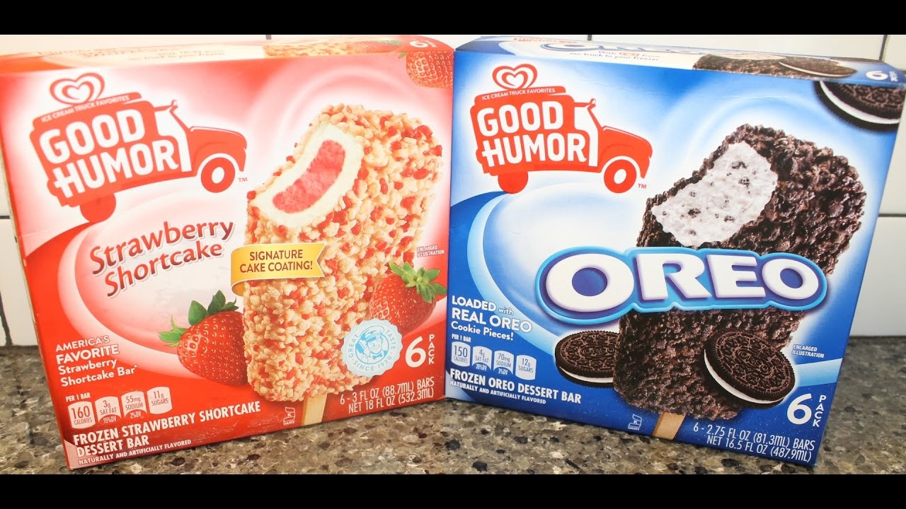 Good Humor: Strawberry Shortcake and Oreo Dessert Bar Review  YouTube