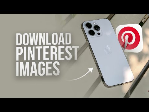 How to Download Pinterest Images in iPhone tutorial