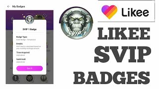 Likee Svip Badge Kaise Le / Svip Badge Ke Benefits / Recruitment - likee Bangladesh king screenshot 1