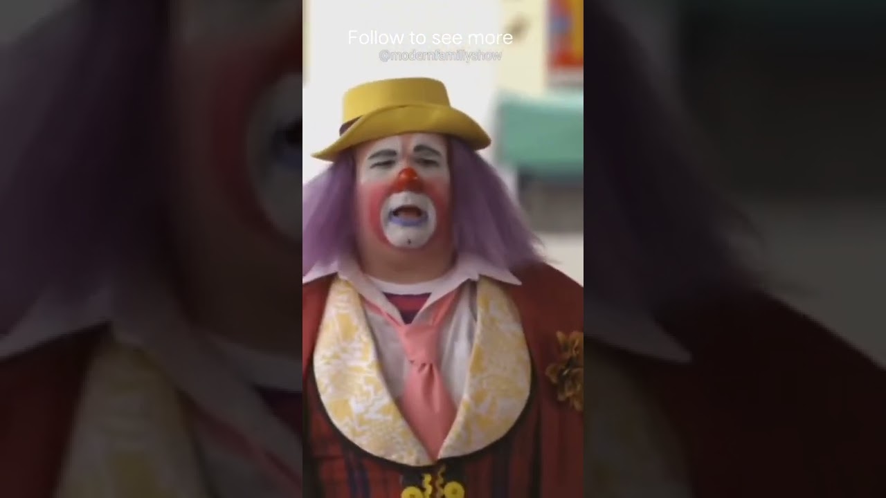 fizbo the clown to rescue Mitch | MODERN FAMILY | #shorts #modernfamily