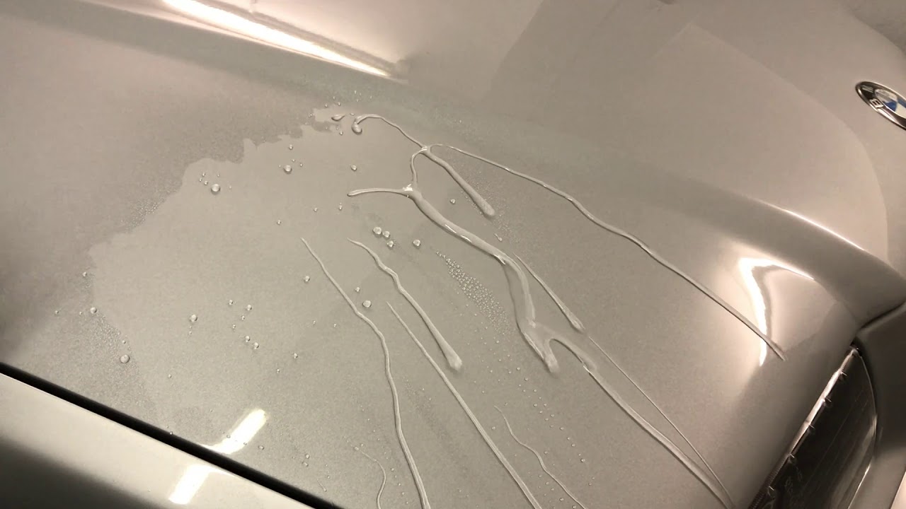 PS Car Garage Perfektes Beading Sheeting Detailing Aufbereitung