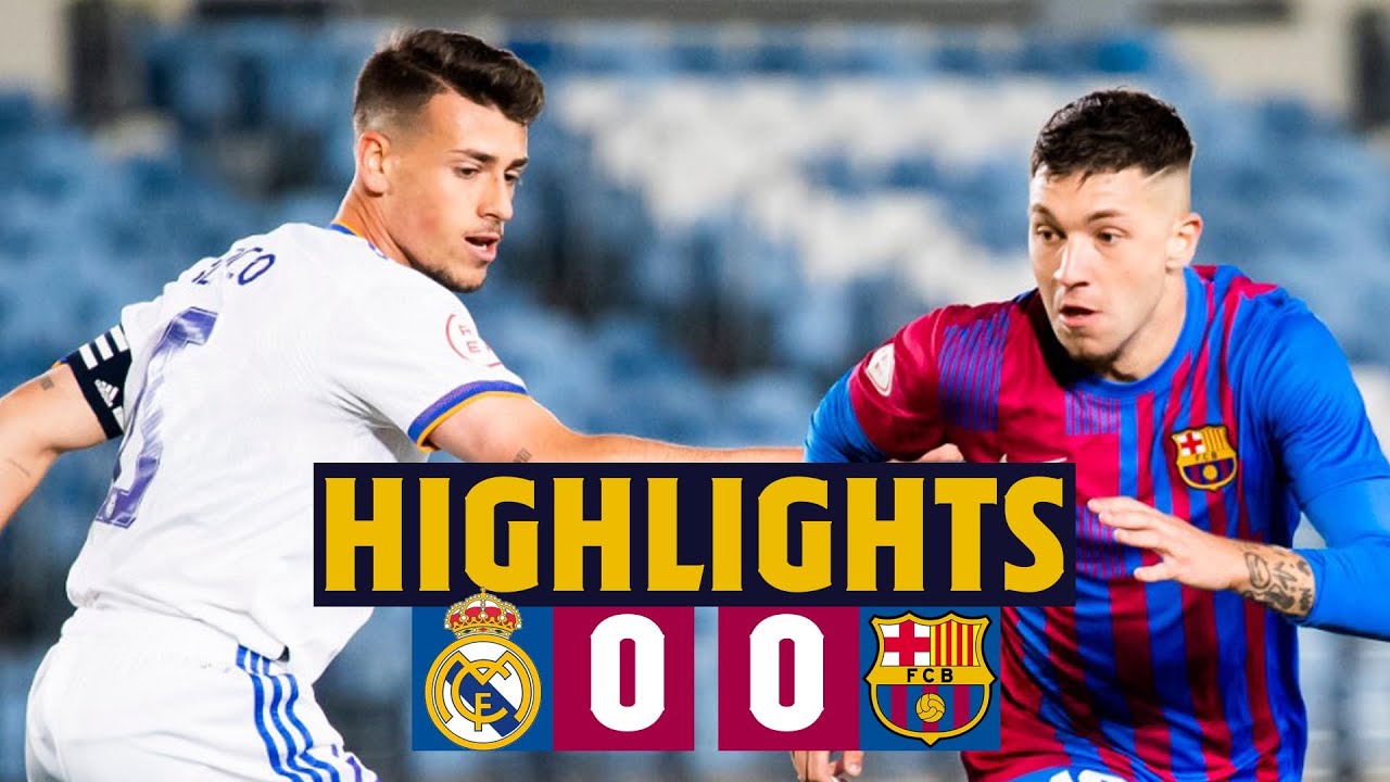 Partits real madrid castilla - barcelona b