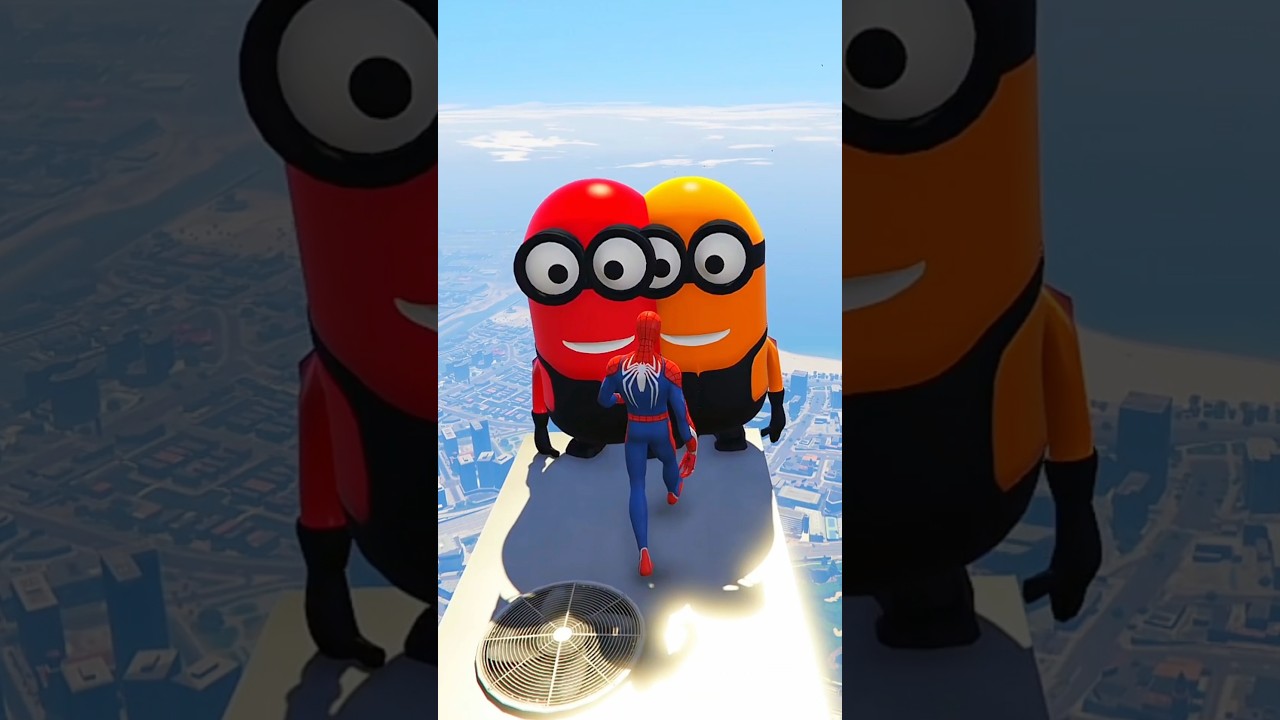 GTA 5 Epic Water Ragdolls Spiderman Jump/Fails Ep 47 #shorts