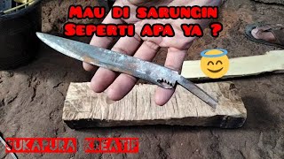 Cara membuat sarung dan gagang pisau, full kayu kemuning