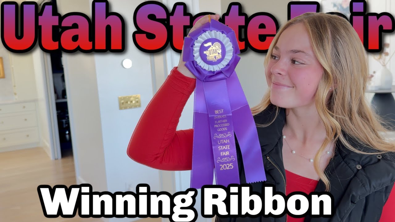 Winning Ribbon at the Utah State Fair for FFA - YouTube