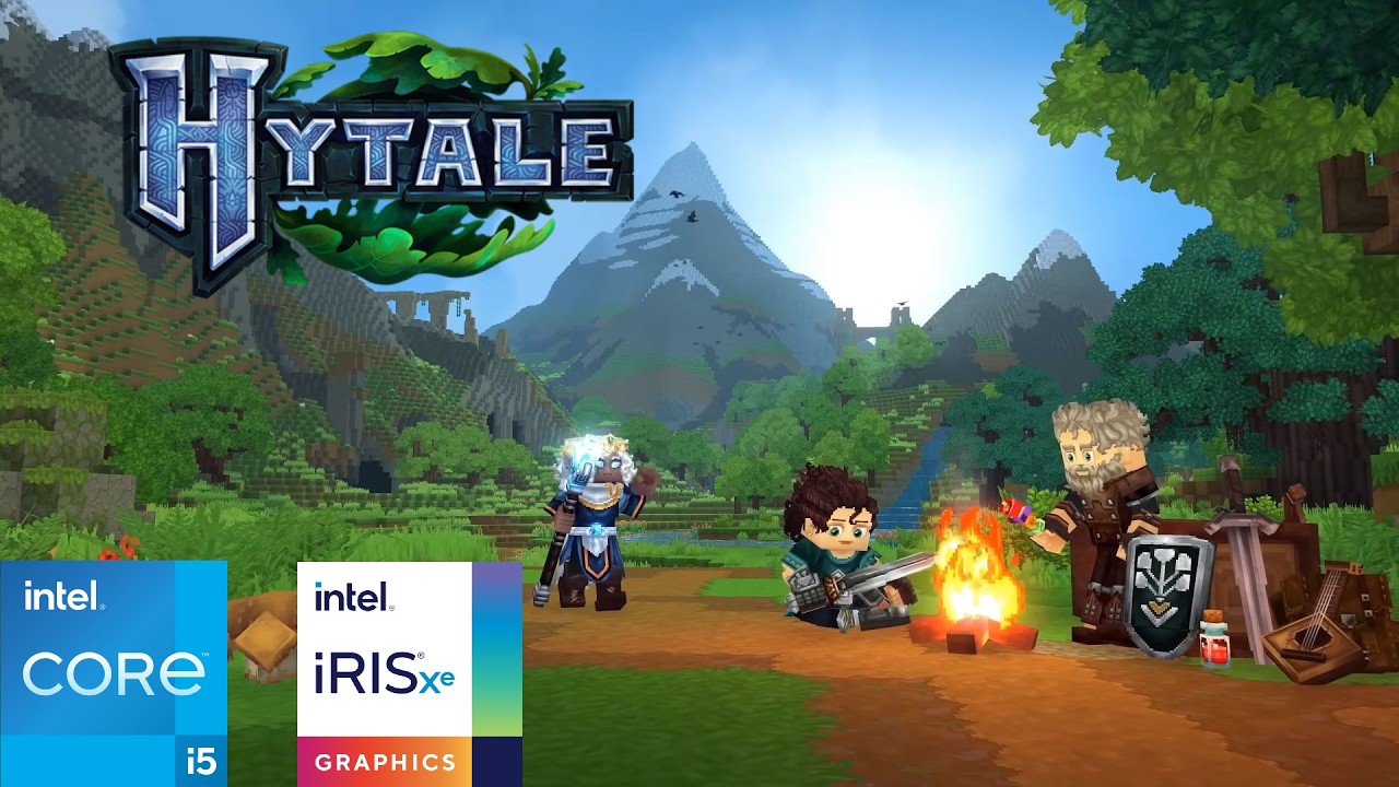 Hytale Tested on Intel Iris Xe | i5-1235U + 16GB RAM | 1080p All Settings tested