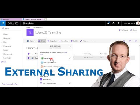 SharePoint Online External Sharing