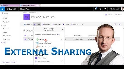 SharePoint Online External Sharing