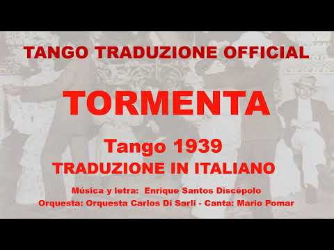 TORMENTA - TRADUZIONE IN ITALIANO - TANGO KARAOKE OFFICIAL