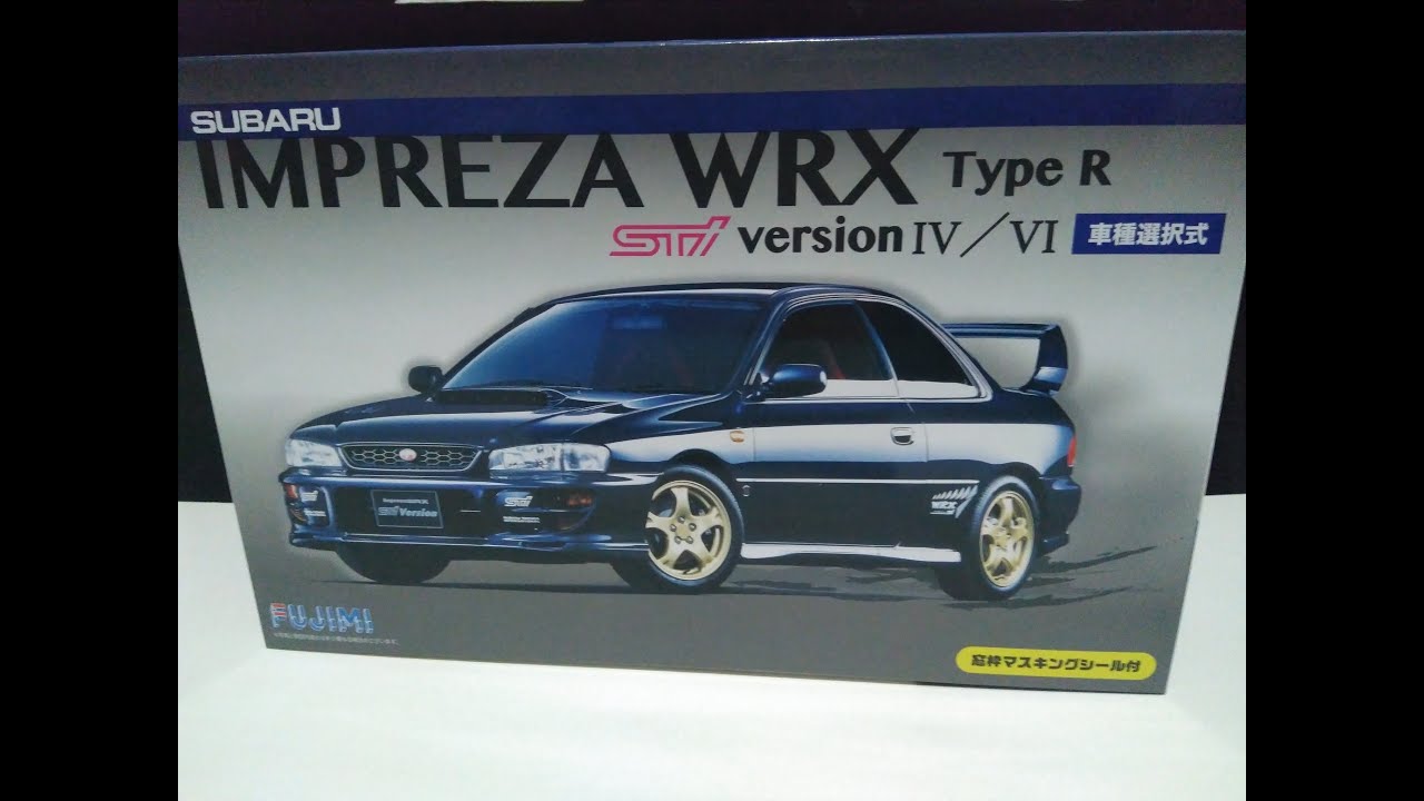 Unboxing Fujimi 1/24 Subaru Impreza WRX STI Type R Version