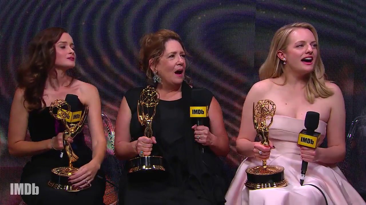Elisabeth Moss, Ann Dowd and Alexis Bledel Celebrate Multiple Wins | EMMYS 2017