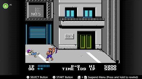 Kung Fu Heroes & Double Dragon (NES) gameplay