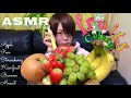 ASMR→フルーツの盛り合わせとセロリを食べた。Eating fruit asserted and celery【大食い】【mukbang】