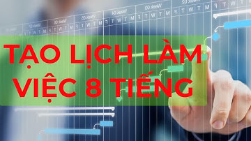 Tạo lịch làm việc 8 tiếng trong MS Project và Xóa lịch vĩnh viễn