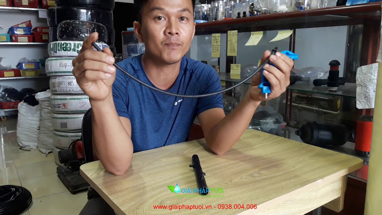 Hướng dẫn cách đục lỗ và lắp đặt nhanh ống tưới ldpe - youtube