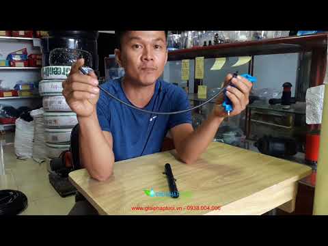Video Hướng dẫn cách đục lỗ và lắp đặt nhanh ống tưới ldpe - youtube