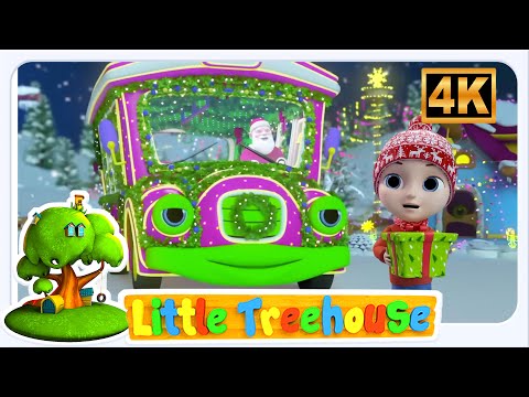 Christmas Wheels on the Bus | Happy Ride Video for Kids - Little Tree House