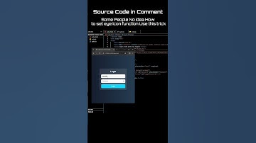 👀 Password Show/Hide Feature 🔥 Modern UI Design! | HTML CSS JS | #webdesign #html #css #javascript