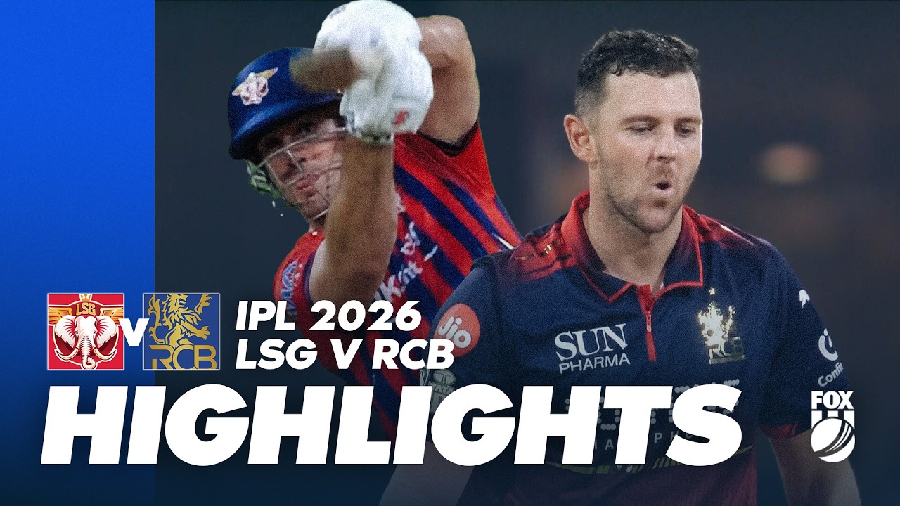 Lucknow Super Giants v Royal Challengers Bengaluru I Full Match Highlights I IPL 2026 I Fox Cricket