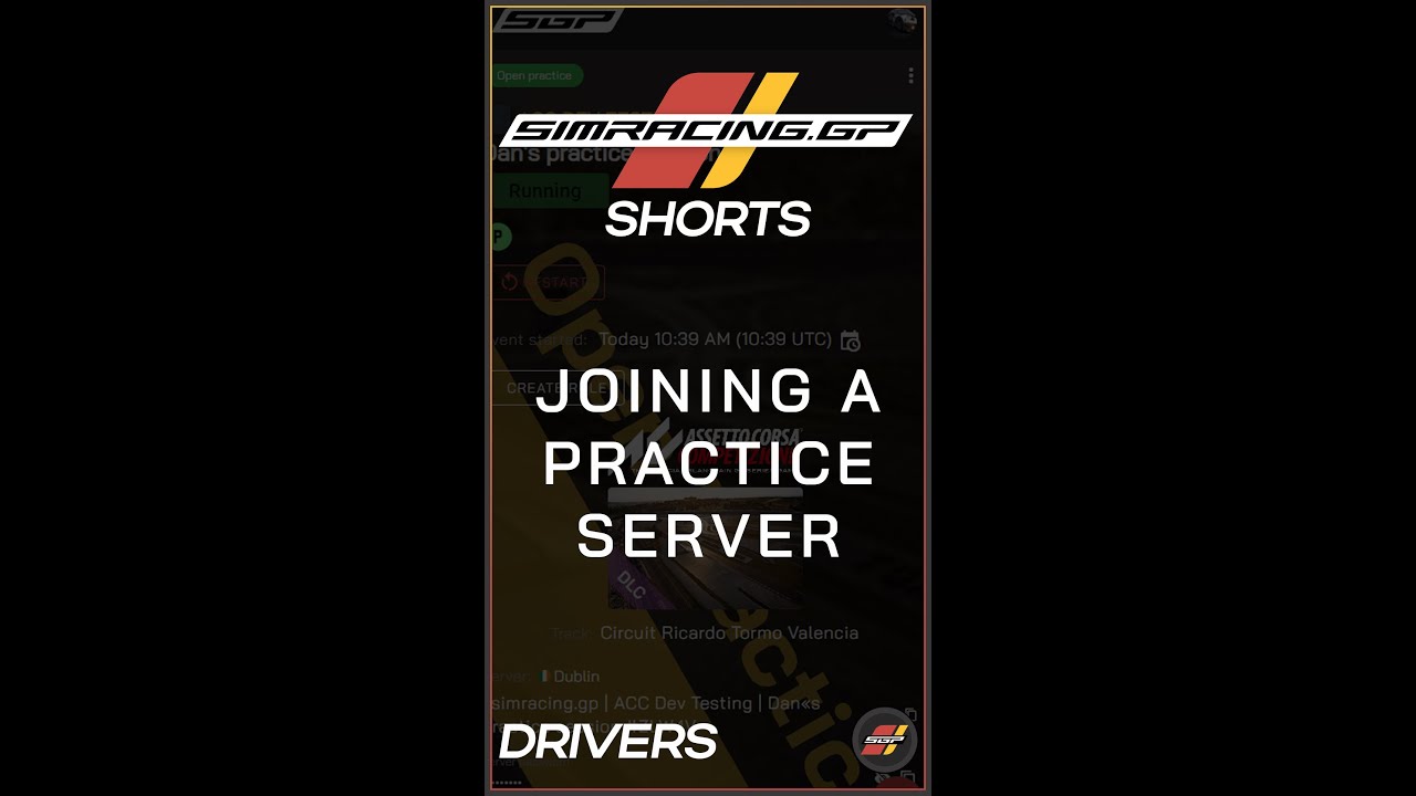 How to join a sim racing practice server - YouTube