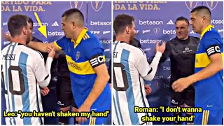 The way Riquelme pranks Leo Messi is so cute