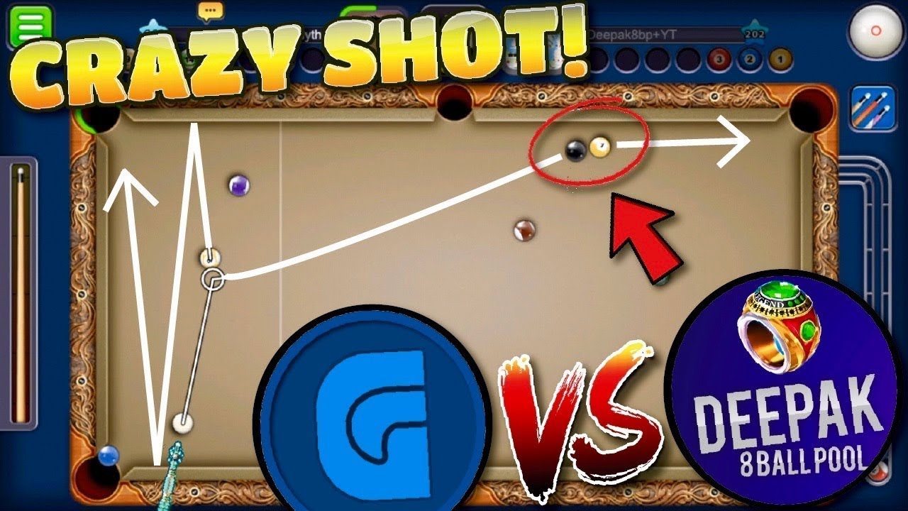 Amazing indirect shots with deepak part 9  | 8 ball trick shots Deepak tutorial