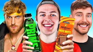 Rating *NEW* YouTuber Products (Prime, Feastables, Faze Rug & More)