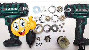 Parkside Disassembly Restoration Cordless Drill 20V Maintenance