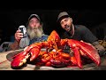 Cajun style lobster boil with skeeter ray