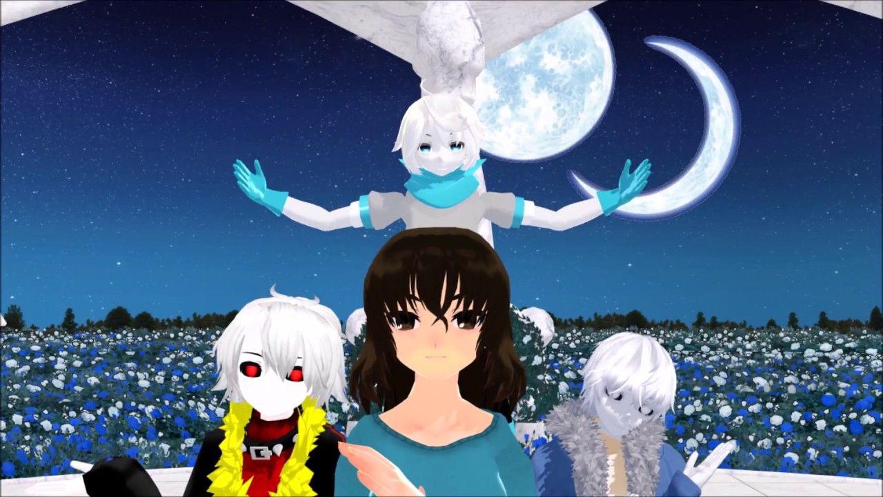 Mmd X Undertale Harem Meme Complation Sans X Frisk 200 Sub