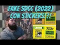 Fake sdcc 2022 con stickers
