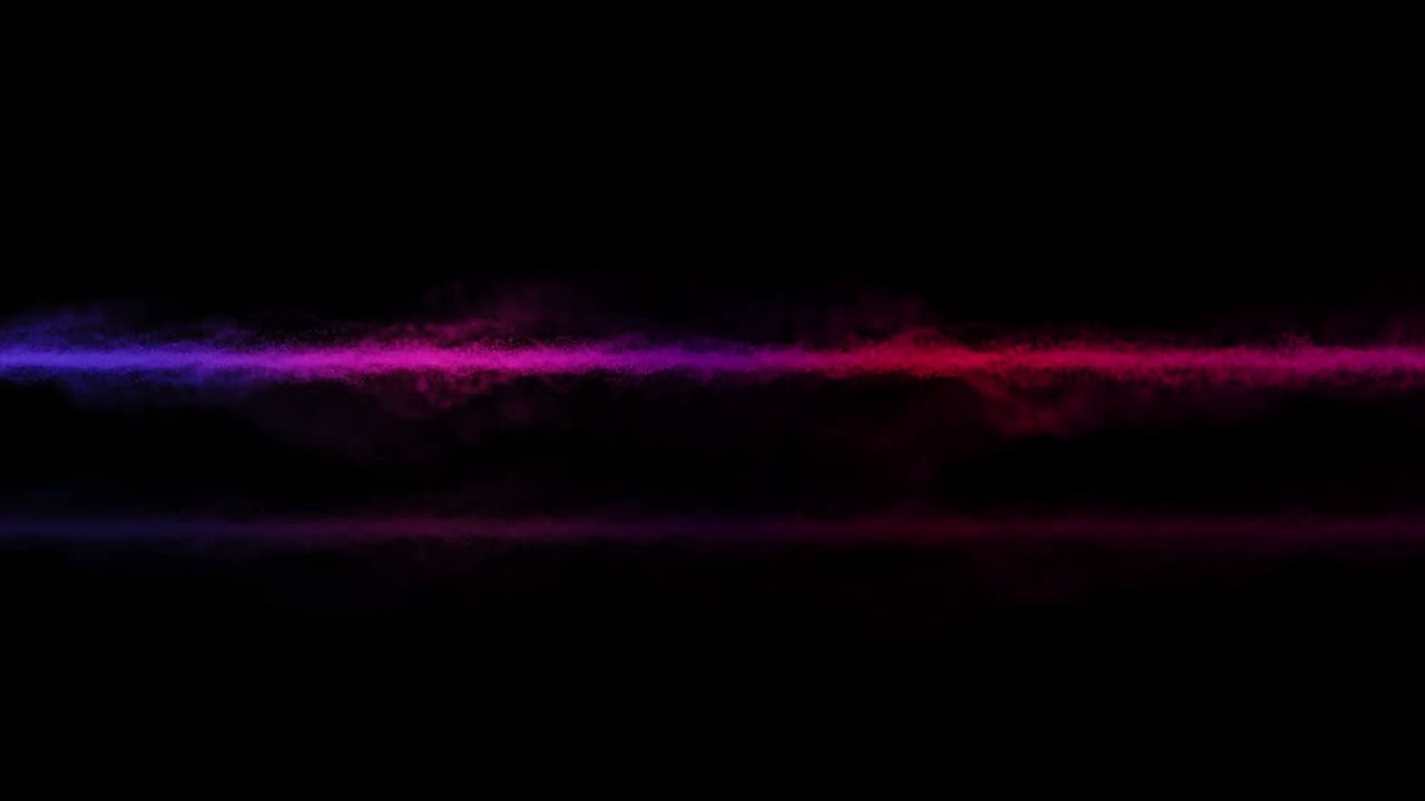 Low Angle Multicolor Neon Particle Wave Seamless Loop, Transparent Overlay Alpha Chanel (4K).