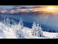 Relaxing Music with Amazing Beautiful Nature Scenery, Stress Relief, Winter, Meditation Music, Sleep