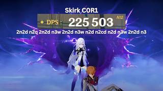 225k DPS Skirk C0R1 DPS Test Dummy