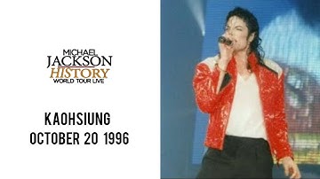 Michael Jackson - HIStory tour in Kaohsiung (20th October 1996)